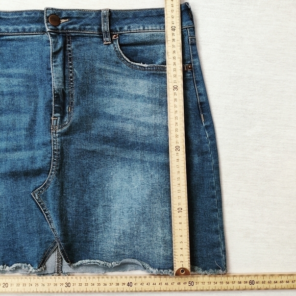 RICKI'S light blue mini skirt size 16 - Picture 5 of 6